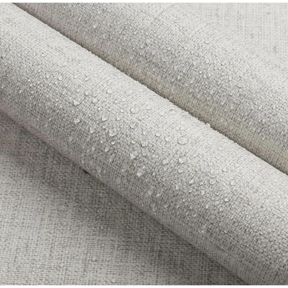 Beige Gray Wallpaper Grasscloth Peel Stick Wallpaper Contact Paper 15.7